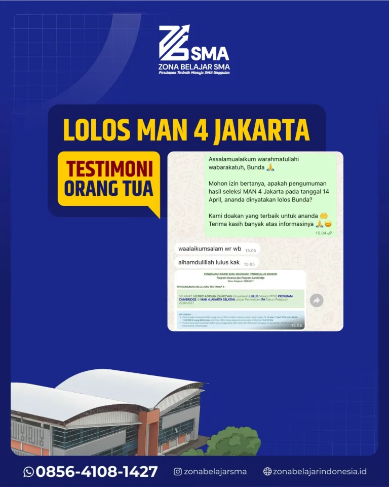 ZBS - Testi Lolos MAN 4 Jakarta - 5