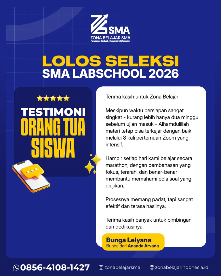 ZBS - Testi Ortu Lolos SMA Labschool